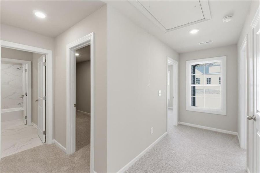 Spacious, unfurnished interior of a new home in Lakeside at Great Sky, Canton (Image 23).