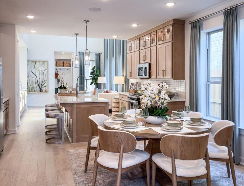 Furnished interior view inside a new home in Riceland, Mont Belvieu (Image 28).