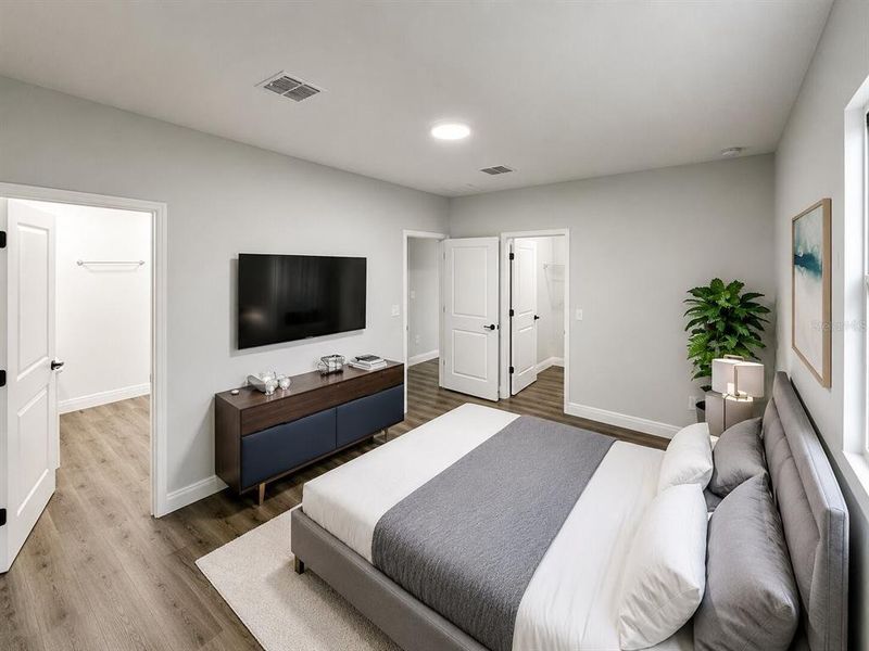 Furnished interior view inside a new home in , Ocala (Image 6).