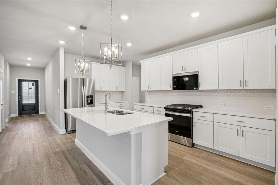 Photo is not of the actual home, but is an inspirational photo of builder’s model home and may depict options, furnishings, and/or decorator features that are not included.