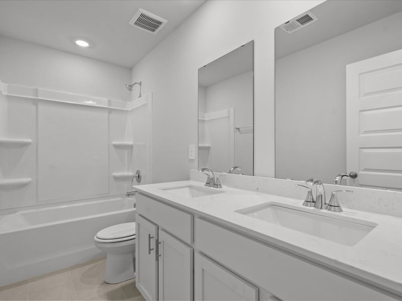 Furnished interior view inside a new home in Maxwell Commons, Easley (Image 9).