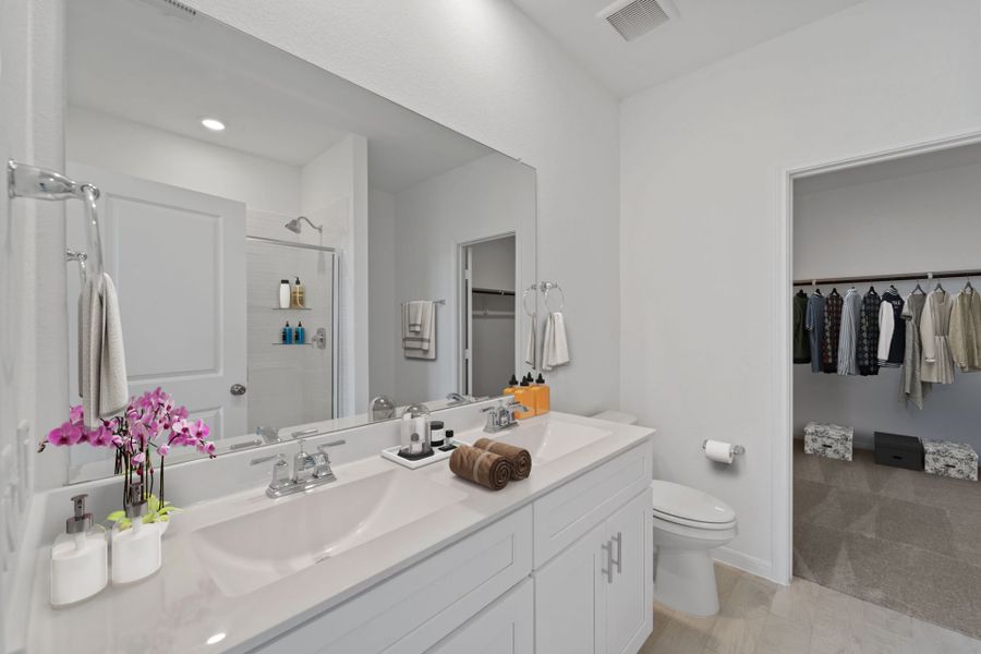 Representative furnished interior of a home built from the Dinero by Centex in Pinara Pines, Conroe (Image 9). Representative furnished interior of a home built from the Dinero by Centex in Pinara Pines, Conroe (Image 9).