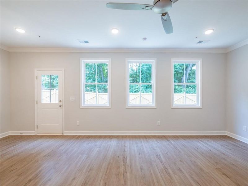 Spacious, unfurnished interior of a new home in River Walk Place, Lawrenceville (Image 21).