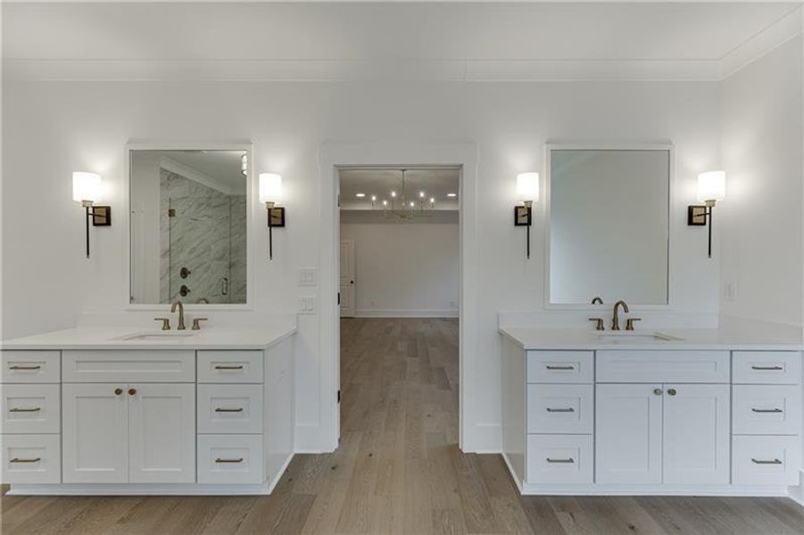 Furnished interior view inside a new home in , Pendergrass (Image 6).