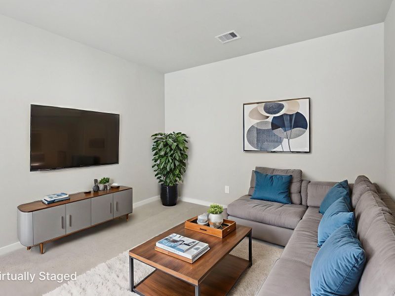 Furnished interior view inside a new home in Kemah Crossing - City Series, Kemah (Image 6). Furnished interior view inside a new home in Kemah Crossing - City Series, Kemah (Image 6).