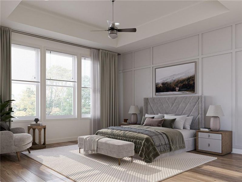 Furnished interior view inside a new home in Aberdeen, Hoschton (Image 3).