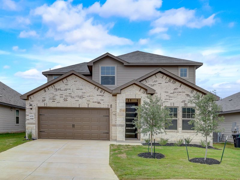 Pearl front exterior at a Meritage Homes community.