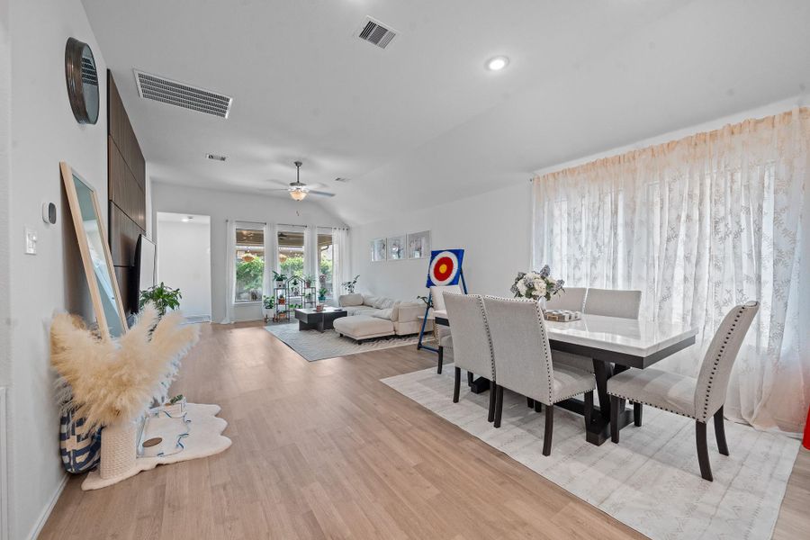 Furnished interior view inside a new home in , Cypress (Image 39).