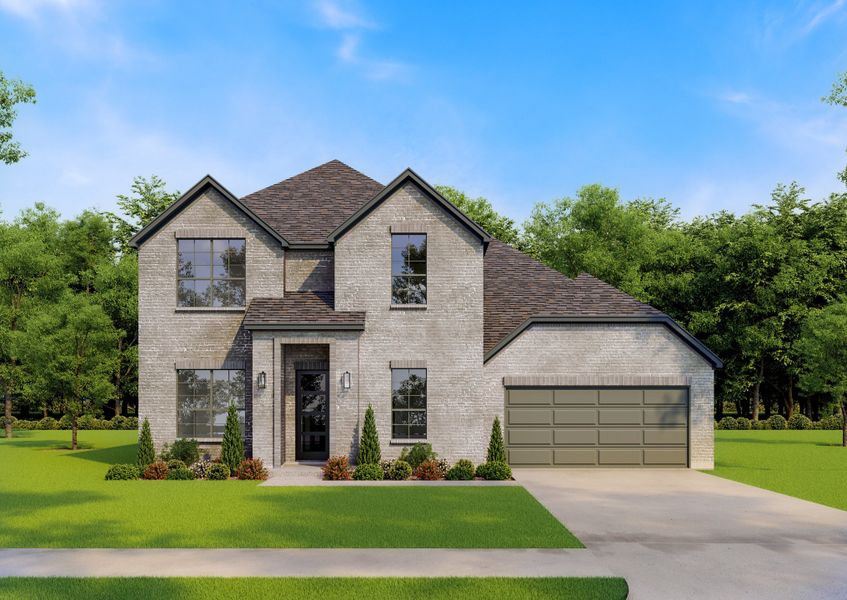Representative exterior photo of a completed home built from the Milo by Our Country Homes in Lakes of River Trails, Richland Hills, TX (Image 2).