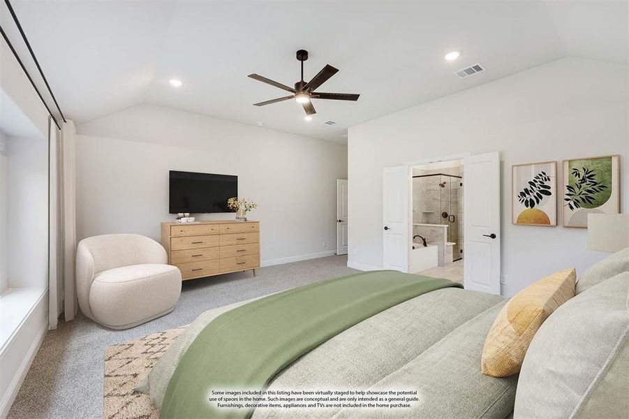 Furnished interior view inside a new home in Liberty, Melissa (Image 6).