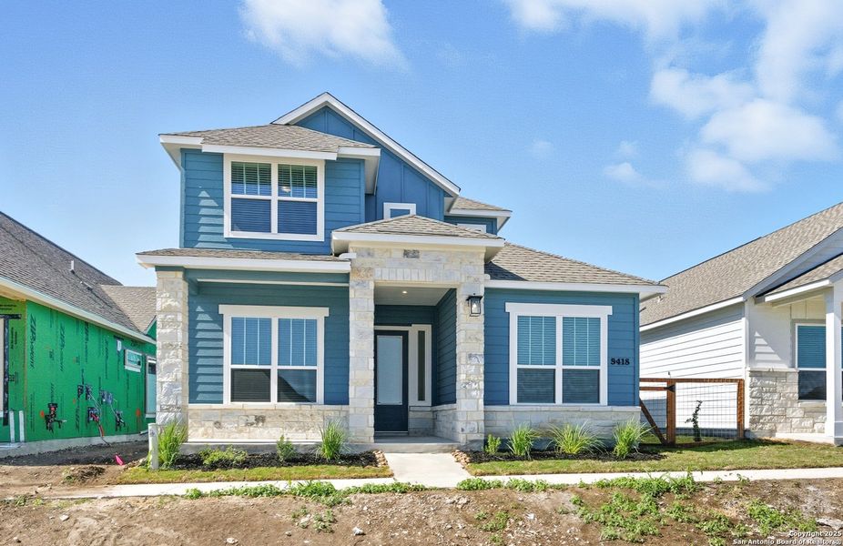Exterior details and patio area of a home in The Crossvine – Garden Homes, Schertz (Image 22). Exterior details and patio area of a home in The Crossvine – Garden Homes, Schertz (Image 22).