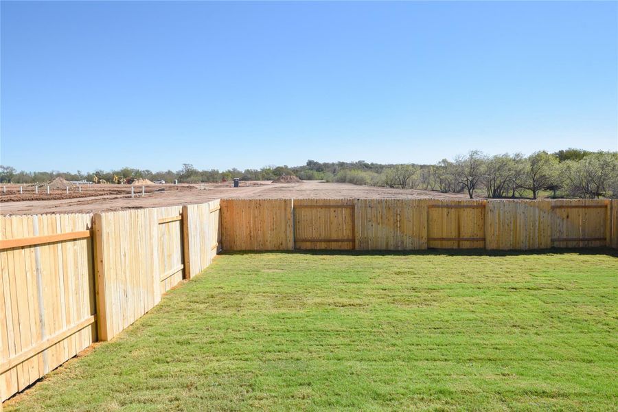 Private Backyard of Home Private Backyard of Home