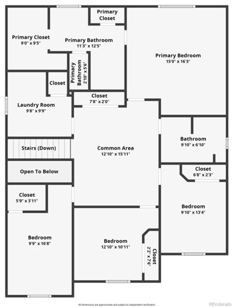 2D floor plan layout of this home in , Castle Rock, CO (Image 3). 2D floor plan layout of this home in , Castle Rock, CO (Image 3).