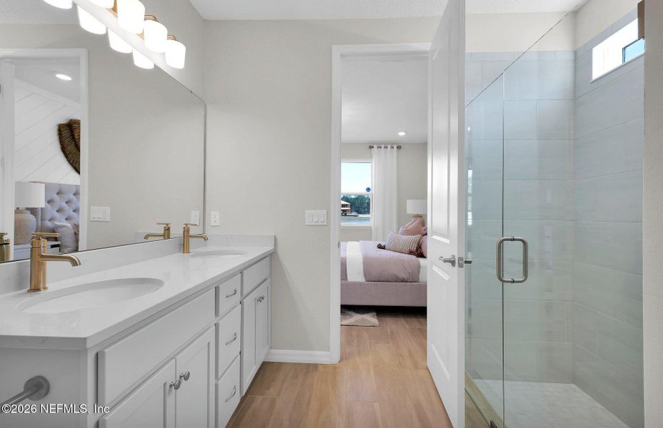 Furnished interior view inside a new home in Double Branch, Middleburg (Image 16). Furnished interior view inside a new home in Double Branch, Middleburg (Image 16).