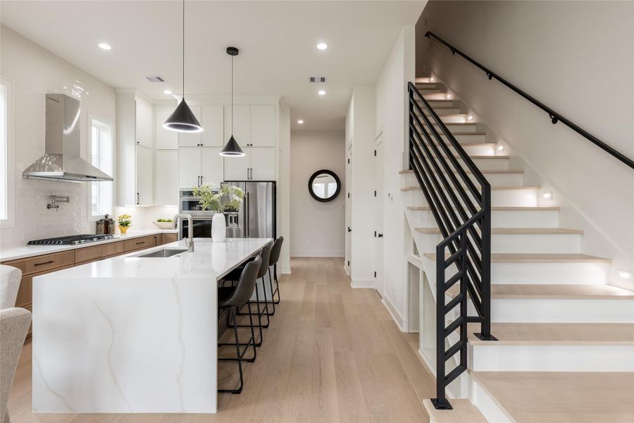 Furnished interior view inside a new home in , Houston (Image 10).