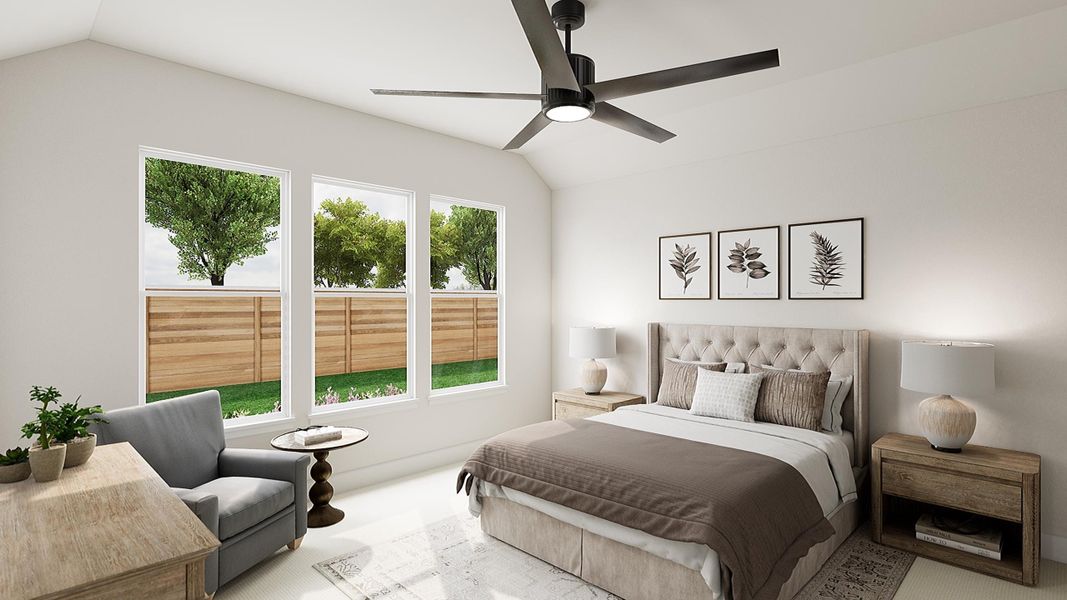 Representative furnished interior of a home built from the Evelyn by Tri Pointe Homes in Bridgewater, Midlothian (Image 3).