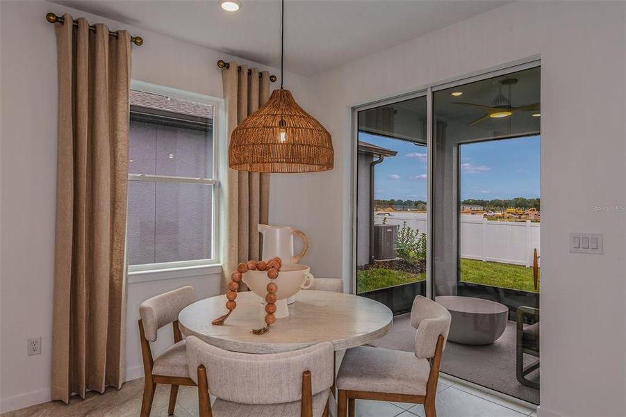 Furnished interior view inside a new home in Del Webb Stone Creek, Ocala (Image 3). Furnished interior view inside a new home in Del Webb Stone Creek, Ocala (Image 3).