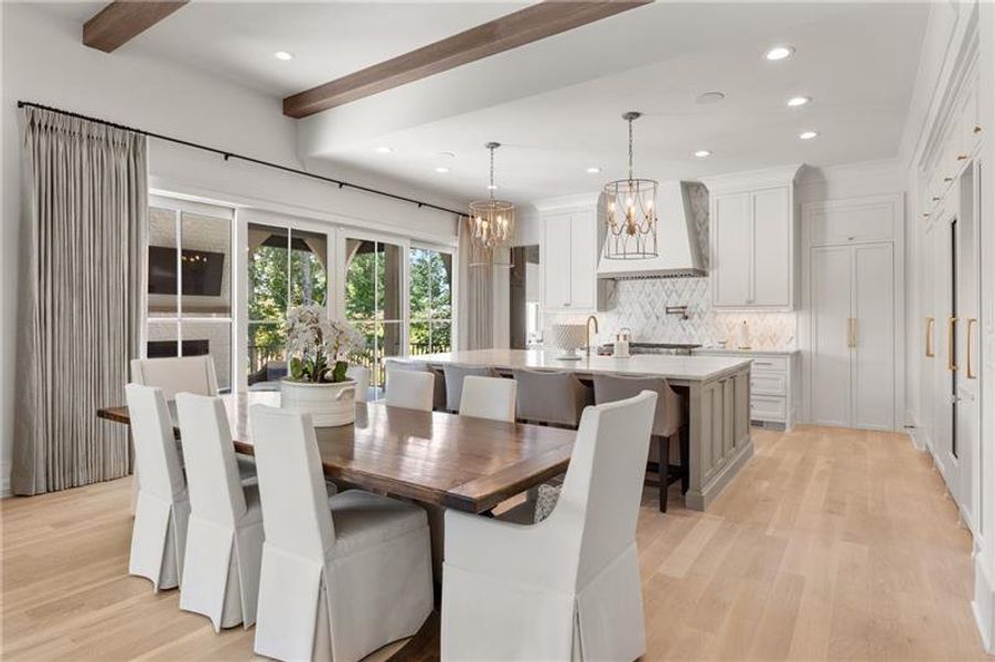 Furnished interior view inside a new home in , Alpharetta (Image 12).