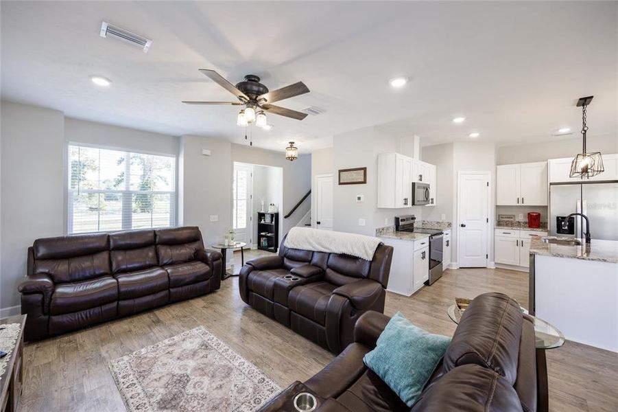 Furnished interior view inside a new home in , Brooker (Image 6). Furnished interior view inside a new home in , Brooker (Image 6).