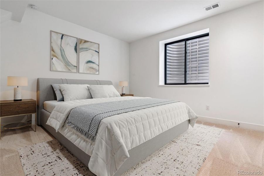 Furnished interior view inside a new home in , Denver (Image 15). Furnished interior view inside a new home in , Denver (Image 15).