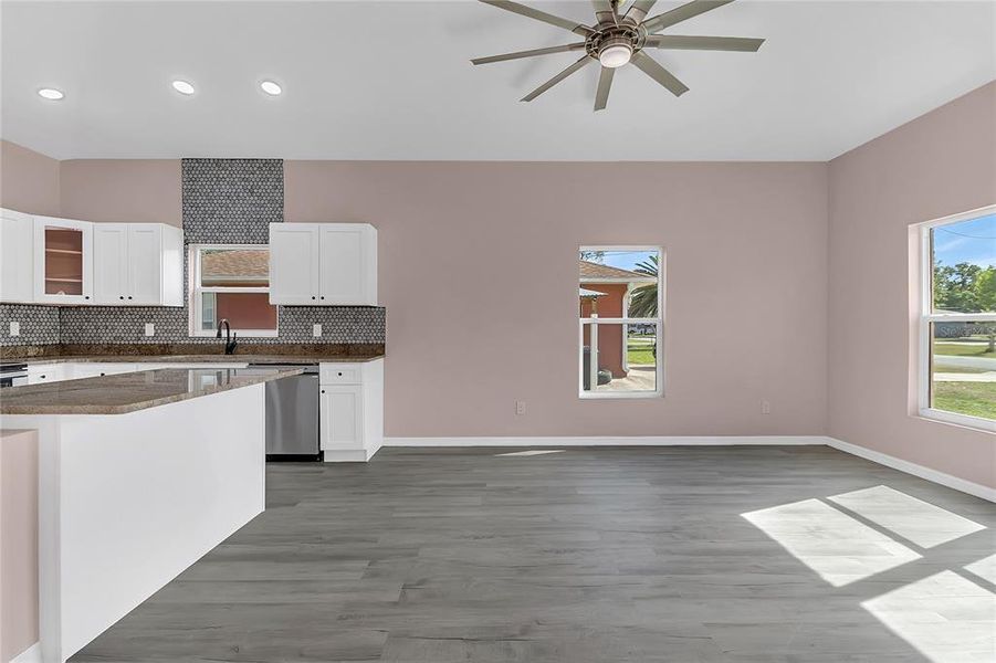 Spacious, unfurnished interior of a new home in , New Smyrna Beach (Image 25). Spacious, unfurnished interior of a new home in , New Smyrna Beach (Image 25).
