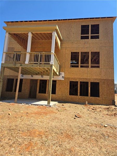 In-progress construction of a new home in Ashbury Commons, Powder Springs, GA (Image 16).