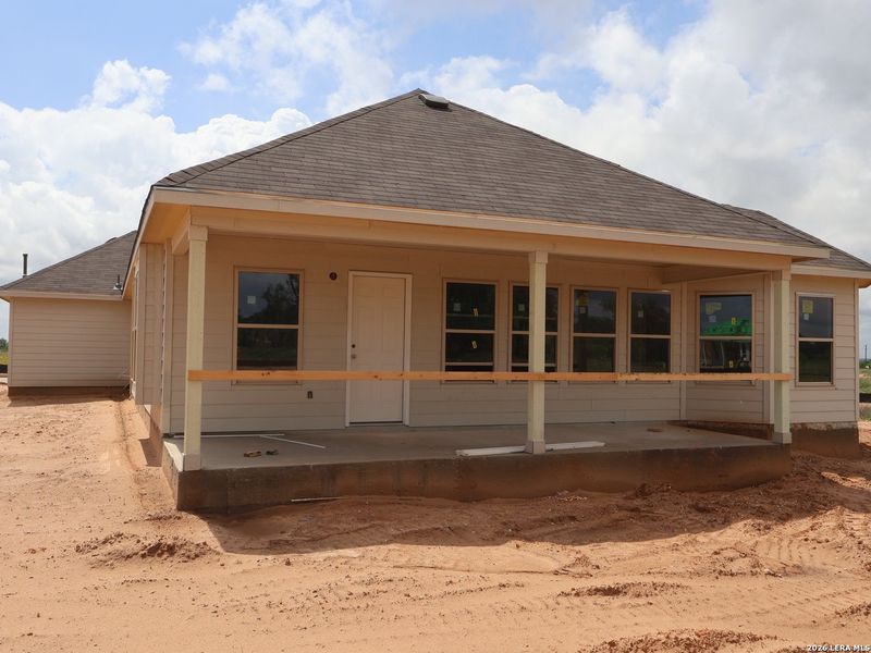 In-progress construction of a new home in Hickory Ridge, Elmendorf, TX (Image 23).