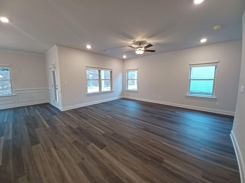 Representative unfurnished interior of a home built from the 2408 by Adams Homes in Rockfish Pointe, Wallace (Image 9).