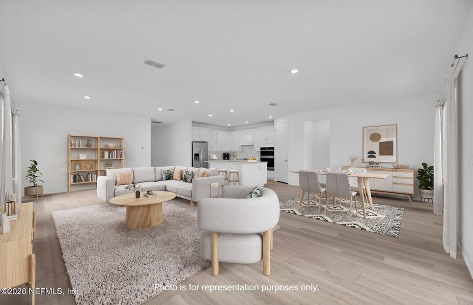 Furnished interior view inside a new home in Murray Farms, Middleburg (Image 10).