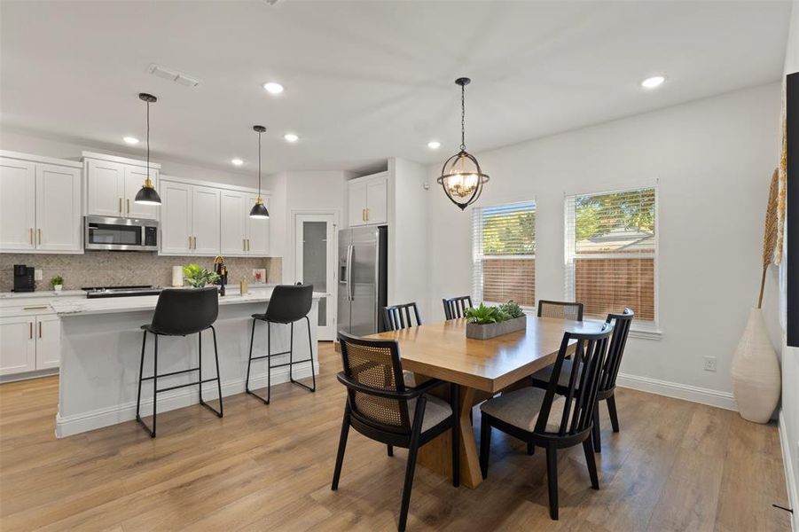 Furnished interior view inside a new home in , Dallas (Image 28).