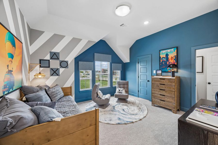 Furnished interior view inside a new home in Las Lomas, Forney (Image 27).