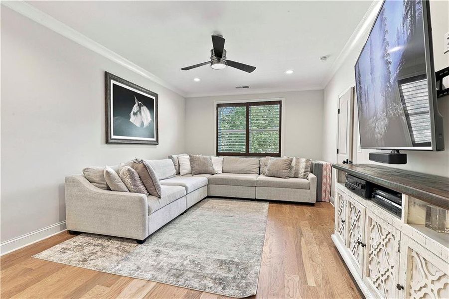 Furnished interior view inside a new home in , Newnan (Image 56).