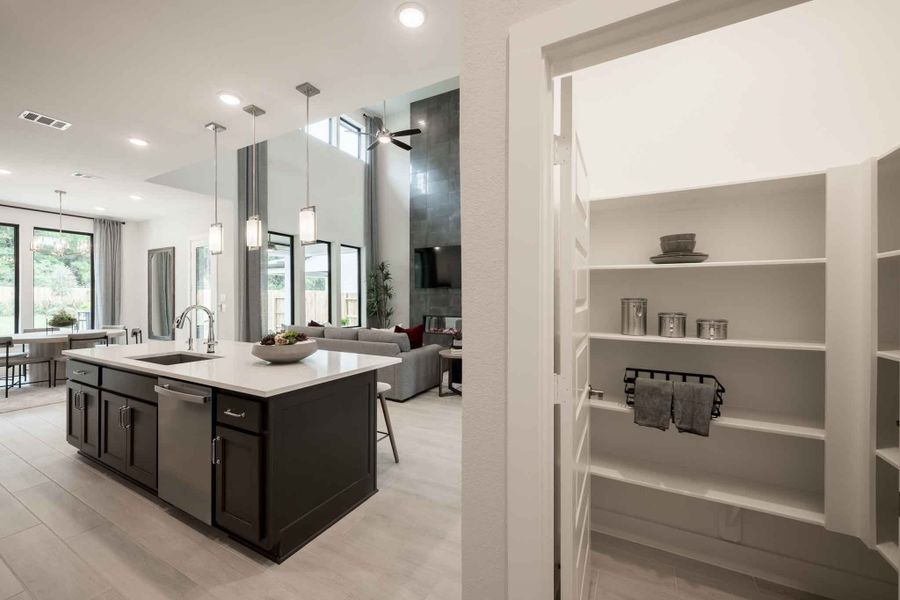 Representative furnished interior of a home built from the Martin by Tri Pointe Homes in Oakhill Reserve 50’, Tomball (Image 12). Representative furnished interior of a home built from the Martin by Tri Pointe Homes in Oakhill Reserve 50’, Tomball (Image 12).