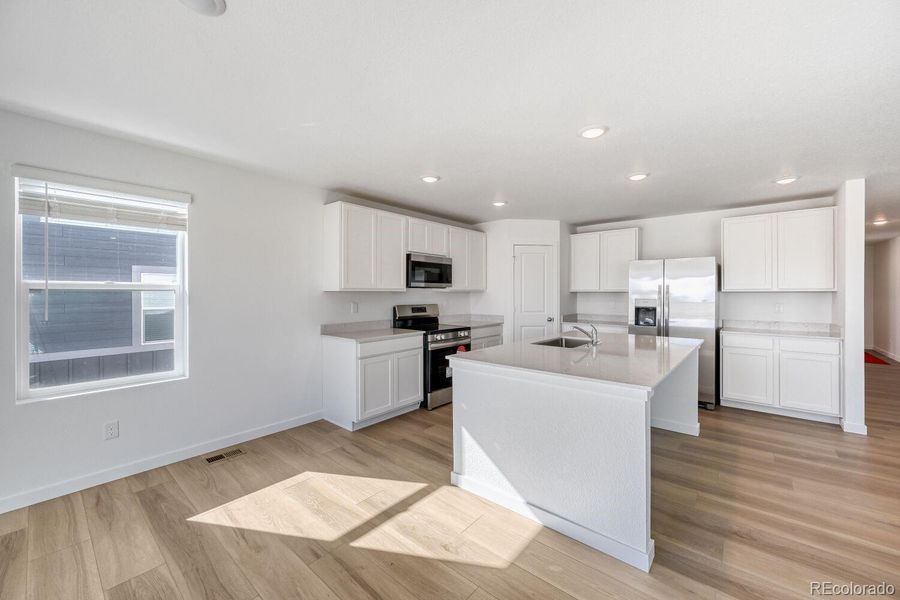 Furnished interior view inside a new home in Percheron, Colorado Springs (Image 4).