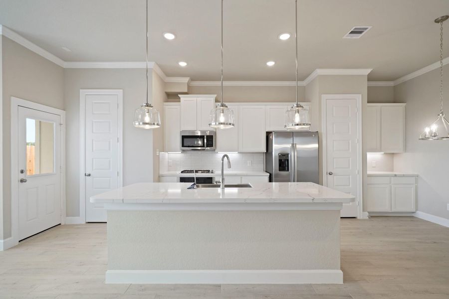 Stunning island kitchen