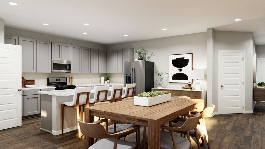 Representative furnished interior of a home built from the The Sienna - April Sound by Legend Homes in Lake Conroe Area Homes, Montgomery (Image 8).