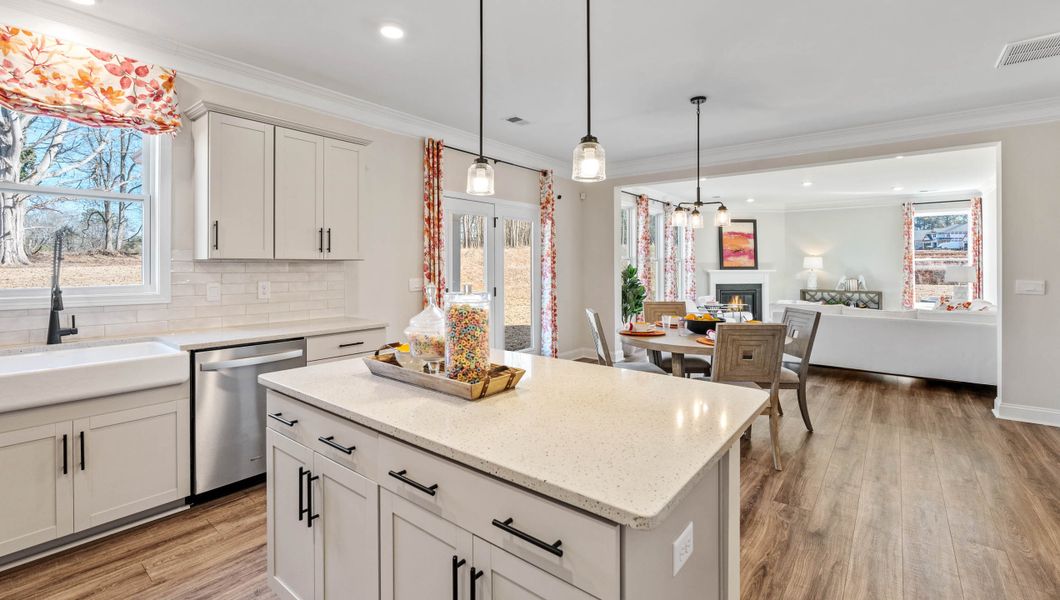 Furnished interior view inside a new home in Campbell Ridge, Piedmont (Image 13).