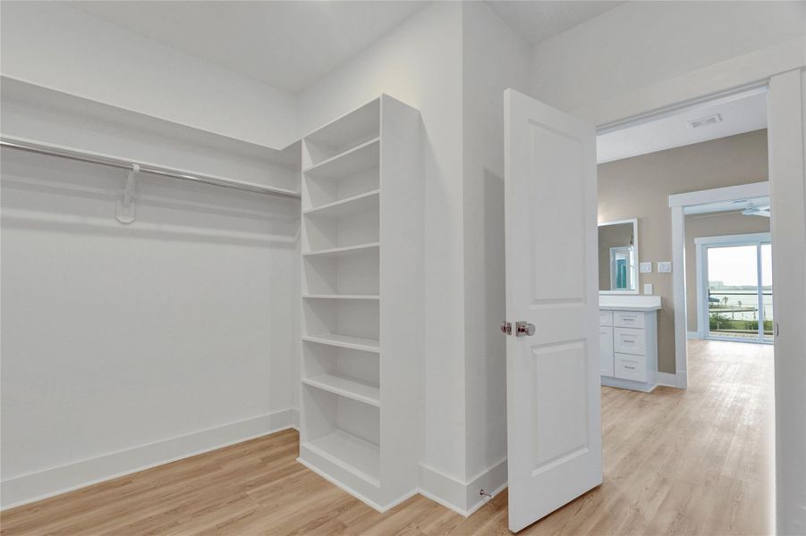Primary bedroom closet