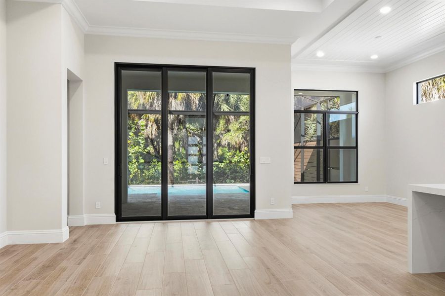 Spacious, unfurnished interior of a new home in Seaglass, Wabasso Beach (Image 80).