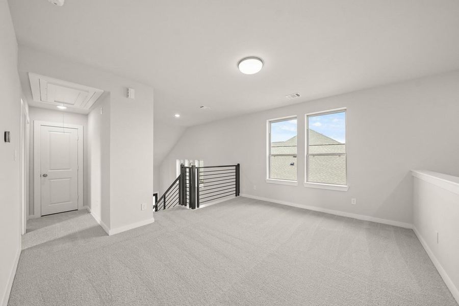 Spacious, unfurnished interior of a new home in Grand Central Park: 40ft. lots, Conroe (Image 8).