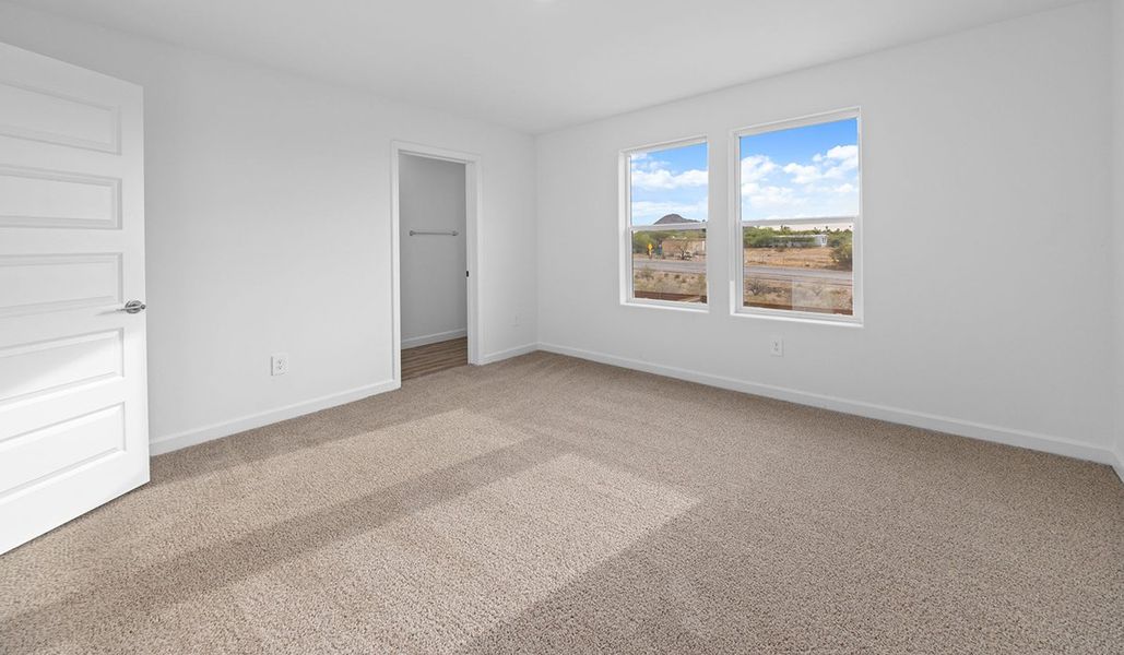 Representative unfurnished interior of a home built from the Elm - C30E by D.R. Horton in Redford Estates, Tucson (Image 28).