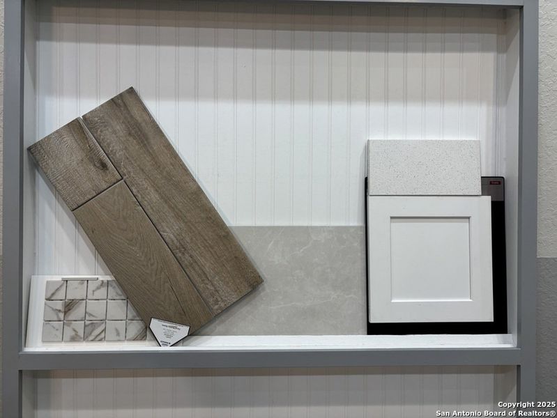 Sample of building materials used in homes in Briggs Ranch – Signature Legacy Series, San Antonio (Image 5).