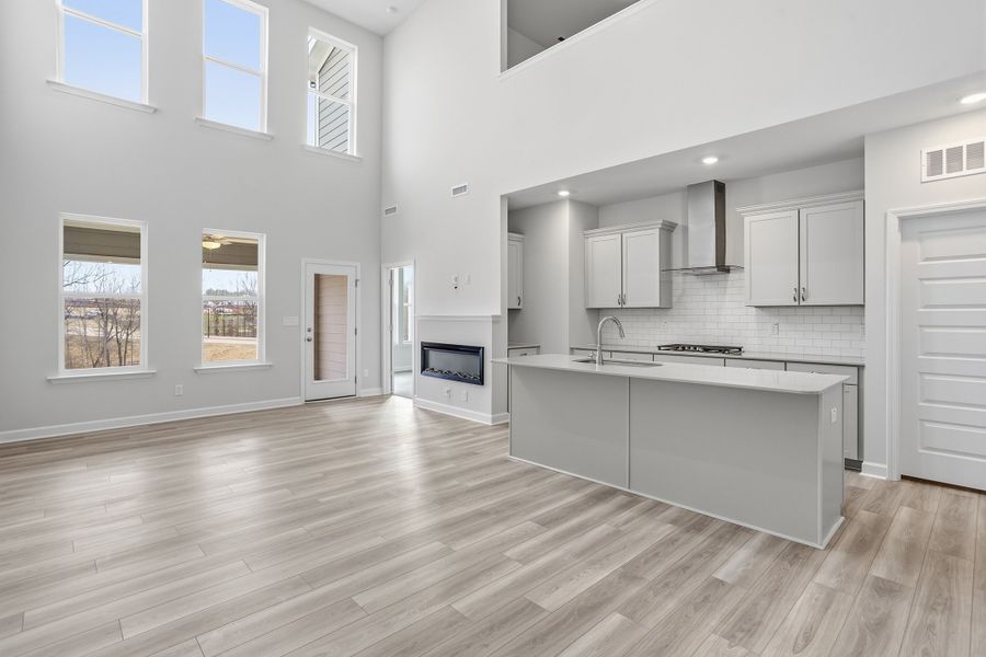 Furnished interior view inside a new home in Ovation at Sweetbrier, Durham (Image 6).