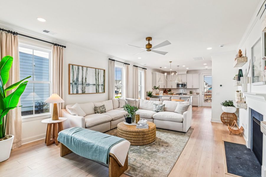 Furnished interior view inside a new home in , Moncks Corner (Image 17). Furnished interior view inside a new home in , Moncks Corner (Image 17).