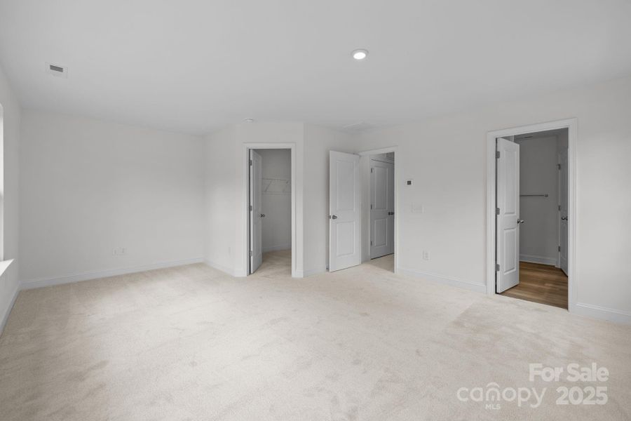 Owner's walk-in closet