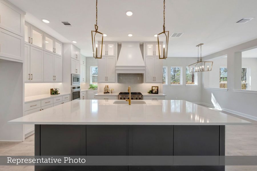 Furnished interior view inside a new home in COLTON - Parkview Collection, Montgomery (Image 7).