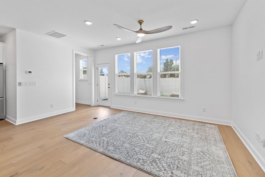 Representative unfurnished interior of a home built from the The Juniper by RobuckHomes in Kennebec Crossing, Angier (Image 31).