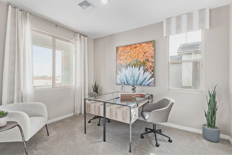 Furnished interior view inside a new home in Camilo at Santana, Yuma (Image 6).