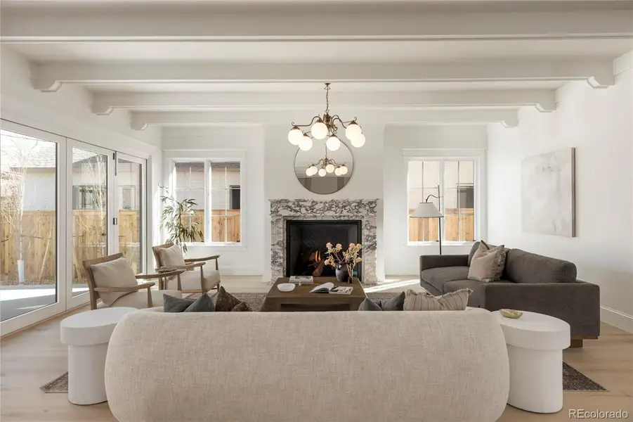 Furnished interior view inside a new home in , Denver (Image 11). Furnished interior view inside a new home in , Denver (Image 11).