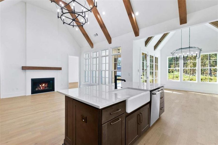 Furnished interior view inside a new home in , Peachtree City (Image 14).